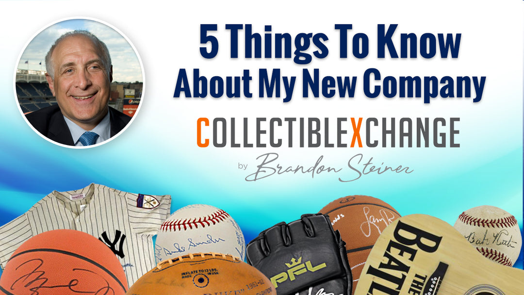 5 Things To Know About My New Company CollectibleXchange