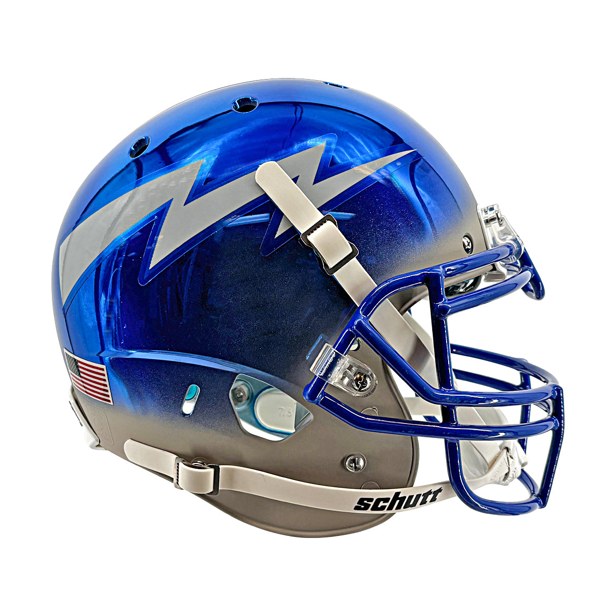 U.S. Air Force Academy Authentic Schutt Blue/Grey Chrome Alt 5 Full Si – CollectibleXchange