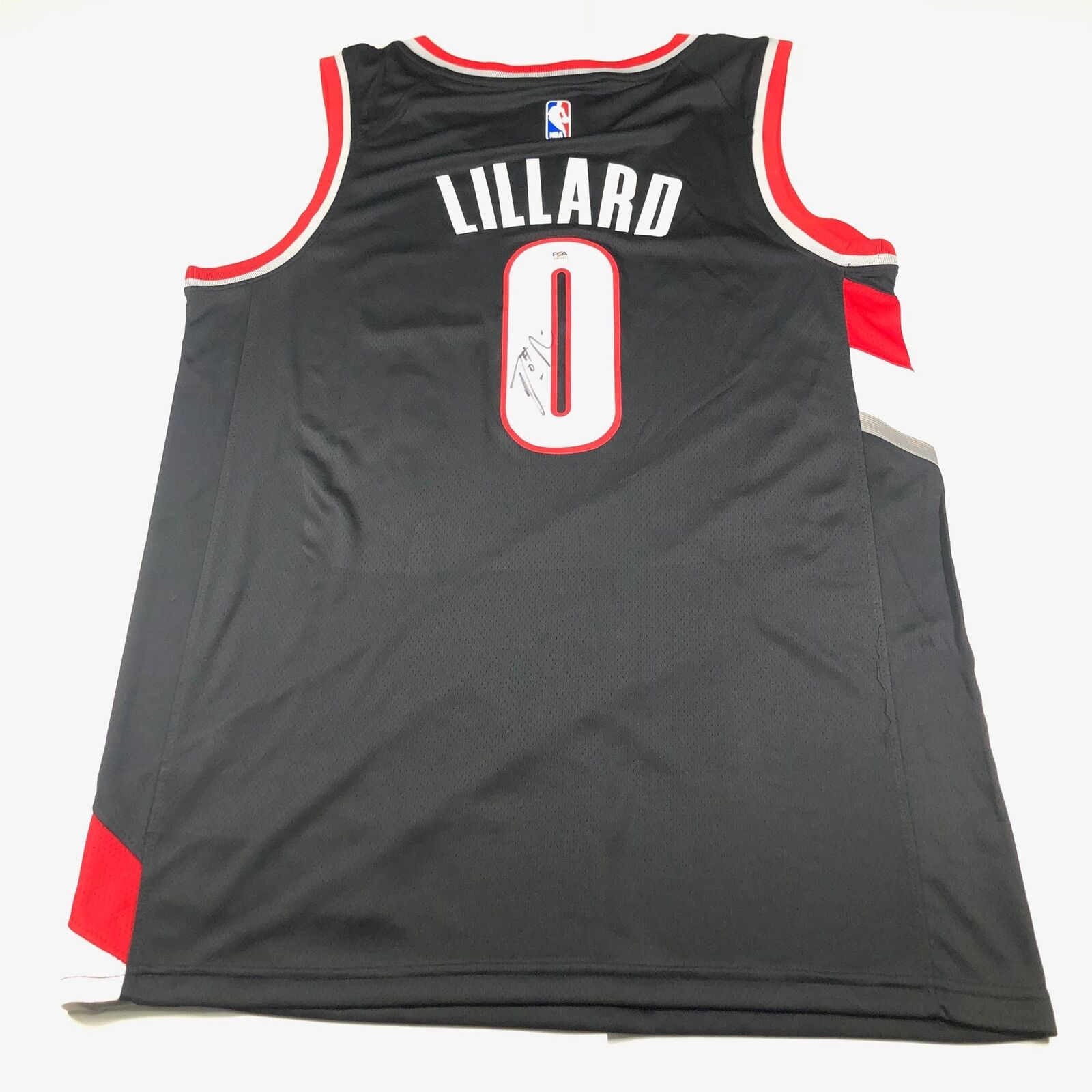 Damian Lillard Autographed and Framed Portland Trail Blazers Jersey