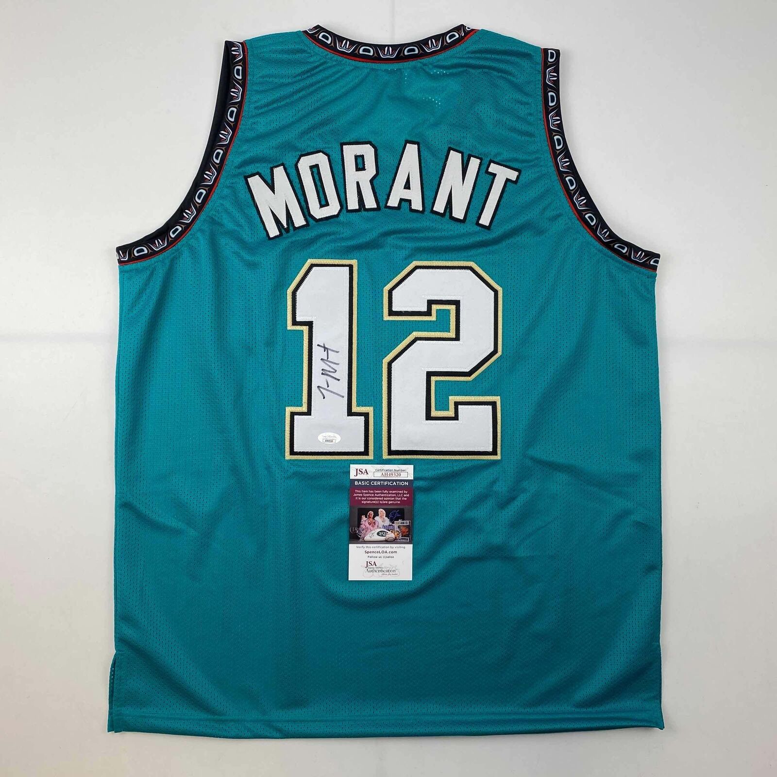 Autographed/Signed Ja Morant Memphis Teal Basketball Jersey JSA COA –  CollectibleXchange