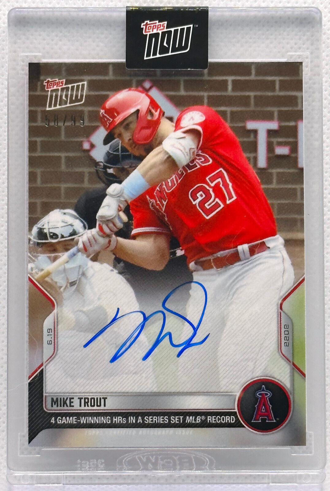 Mike Trout Autographed 8x10