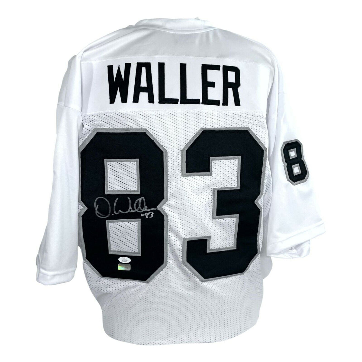 Darren Waller Autographed Las Vegas Raiders Framed White Jersey COA JSA  Signed LV