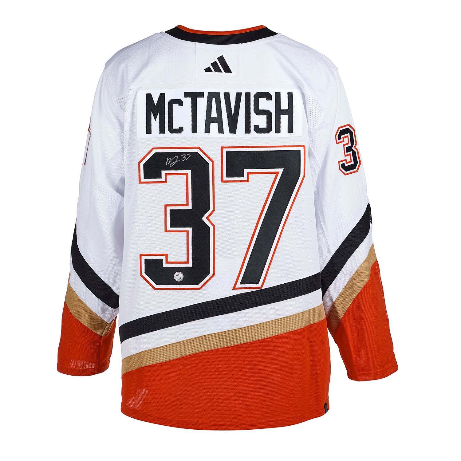 AJ Sports  Mason McTavish Signed Anaheim Ducks Reverse Retro 22 Adidas  Jersey
