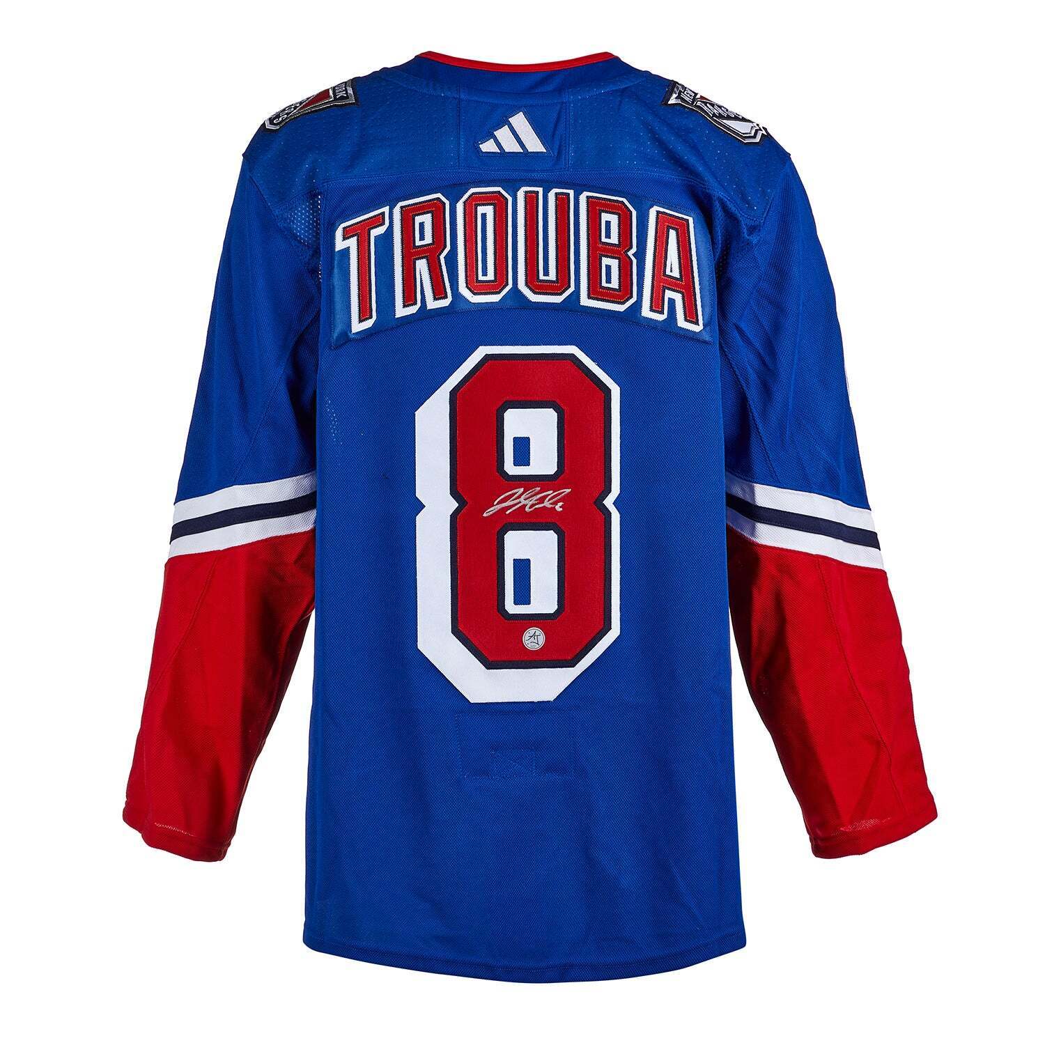 Jacob Trouba New York Rangers Autographed 2022-23 Reverse Retro Adidas  Authentic Jersey