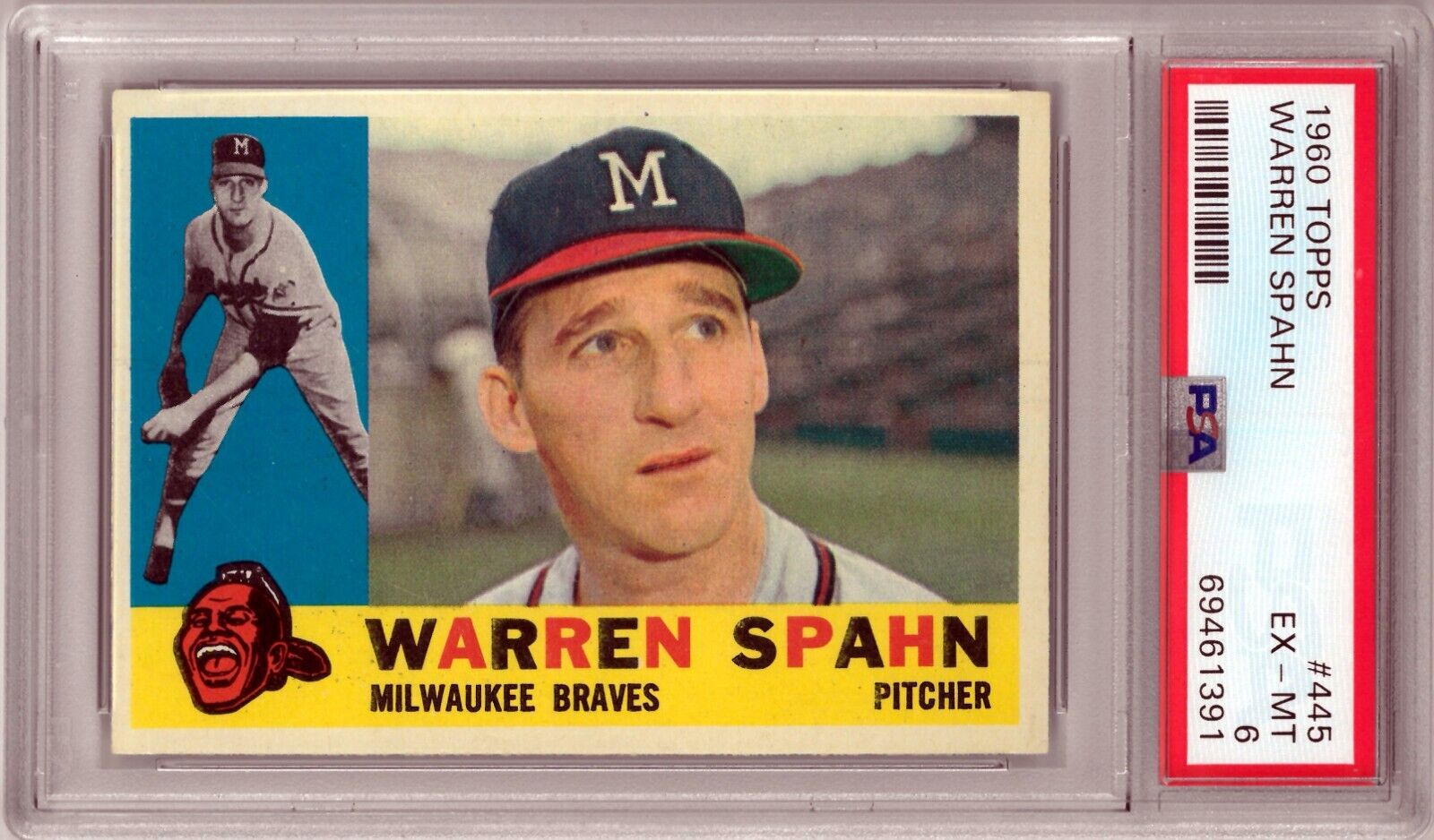 At Auction: Signed Warren Spahn Milwaukee Braves Photograph