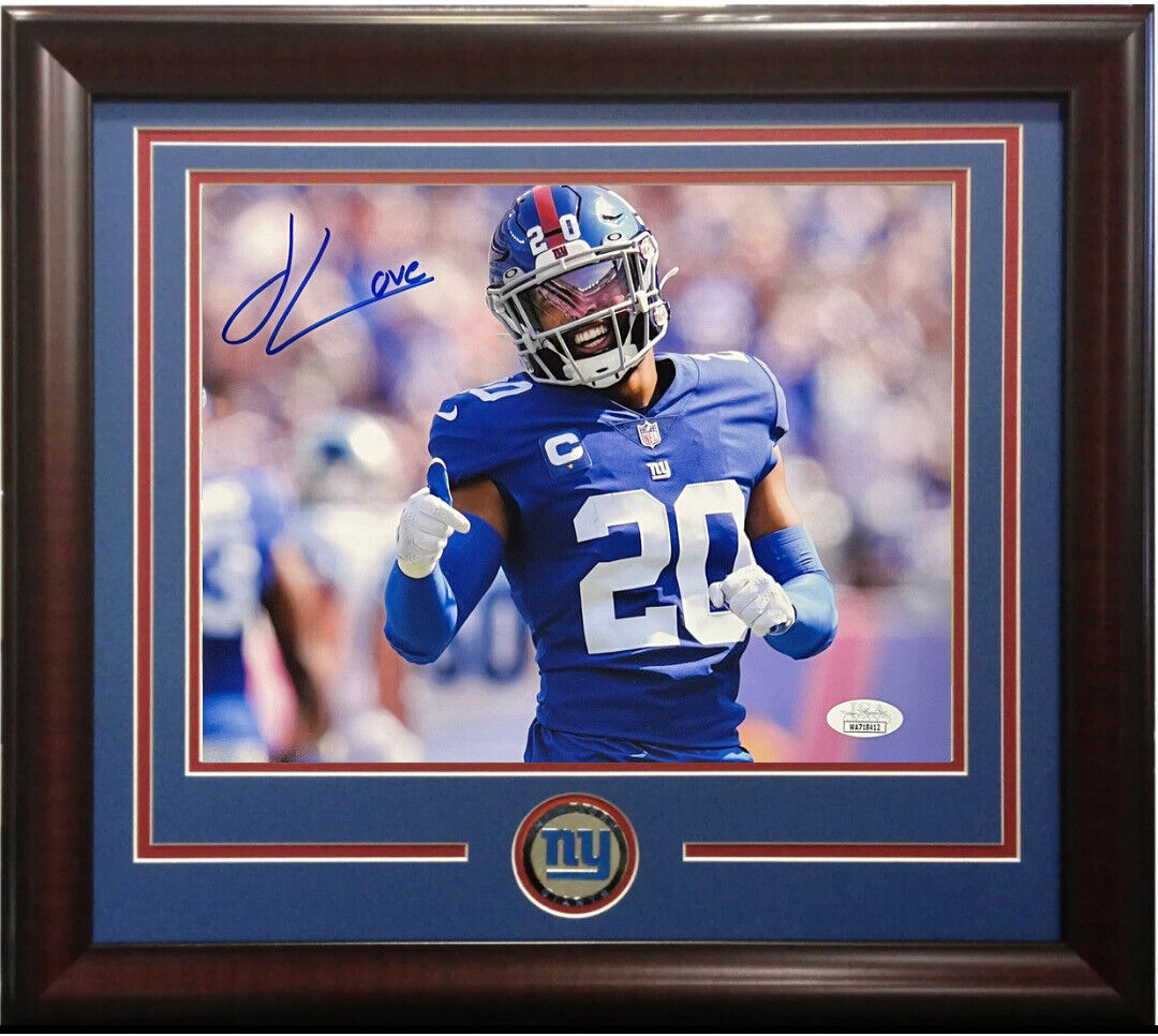 Tiki Barber Signed 8 X 10 Photo New York Giants JSA Authenticated