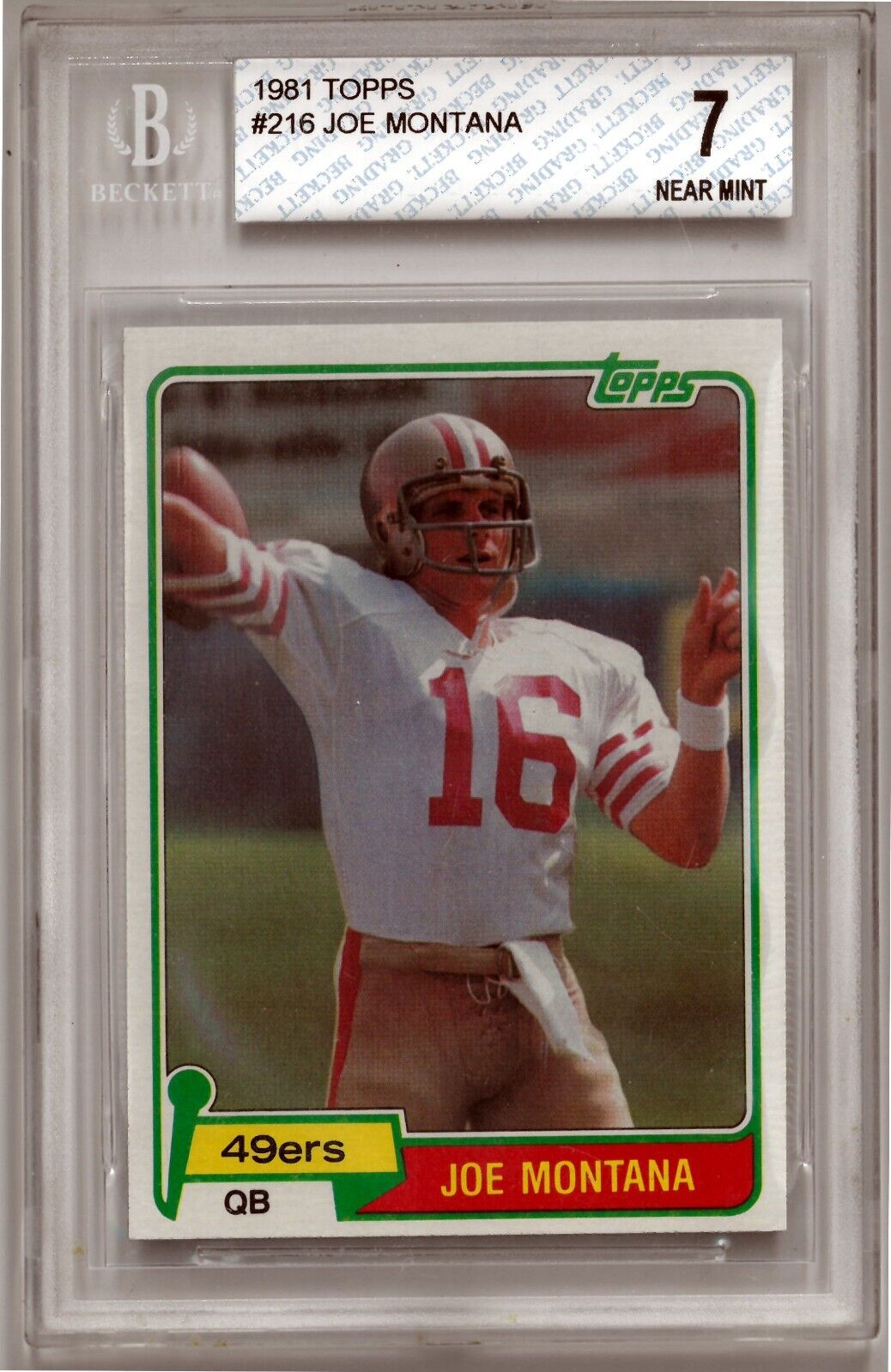 Joe online Montana Graded Card