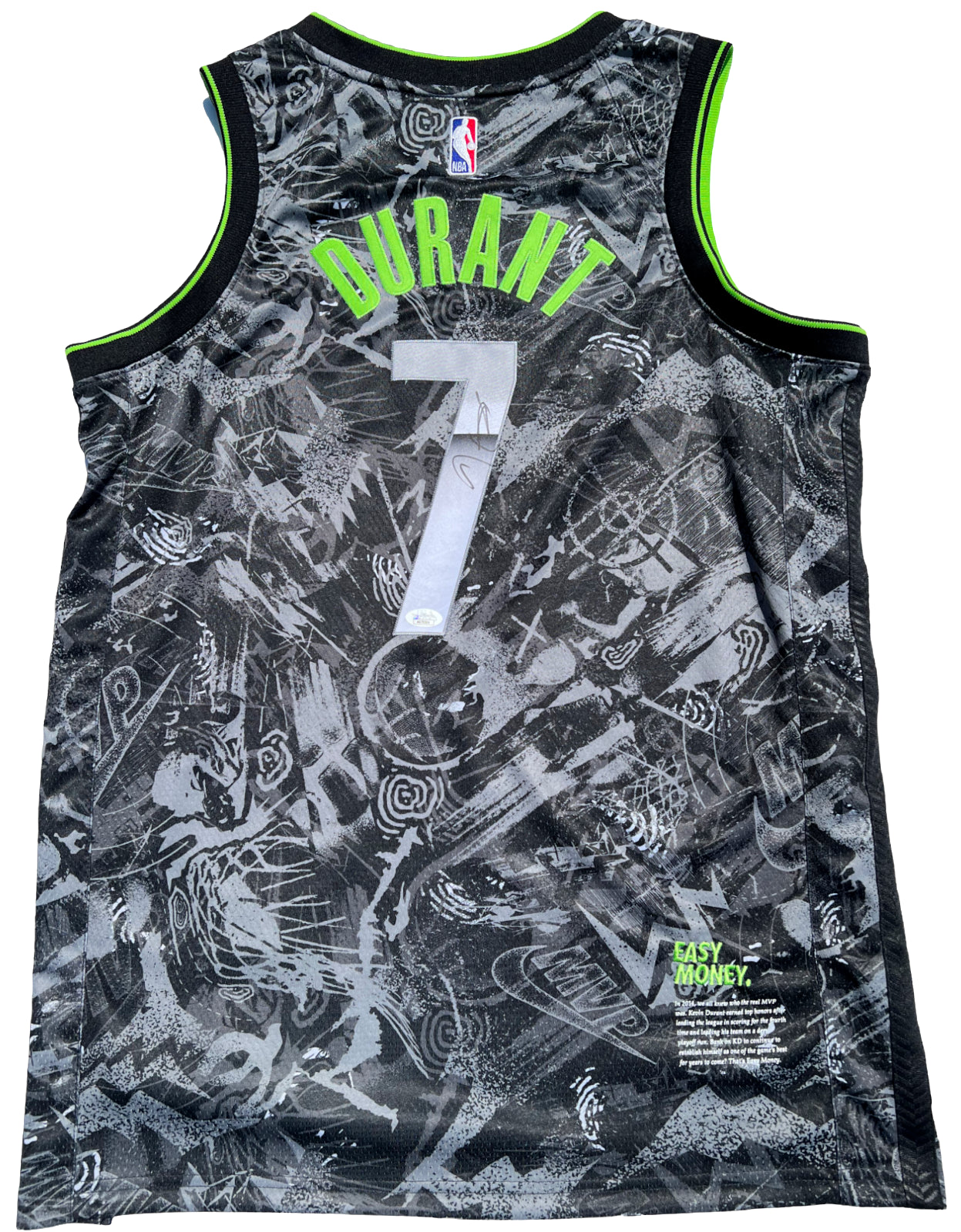 KEVIN DURANT SIGNED NETS NIKE SELECT SERIES AUTHENTIC SWINGMAN JERSEY –  CollectibleXchange