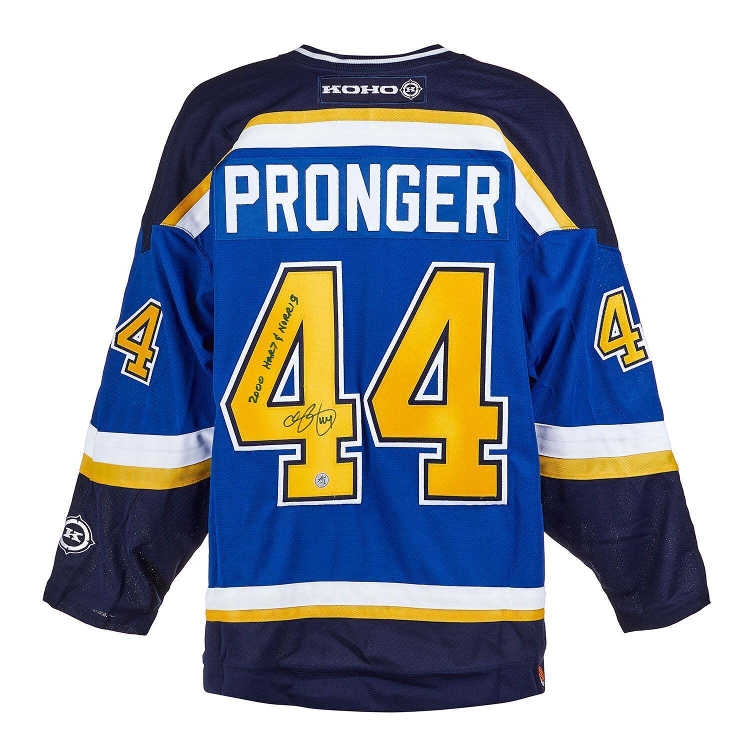 Chris Pronger Autographed St. Louis Blues Jersey - NHL Auctions