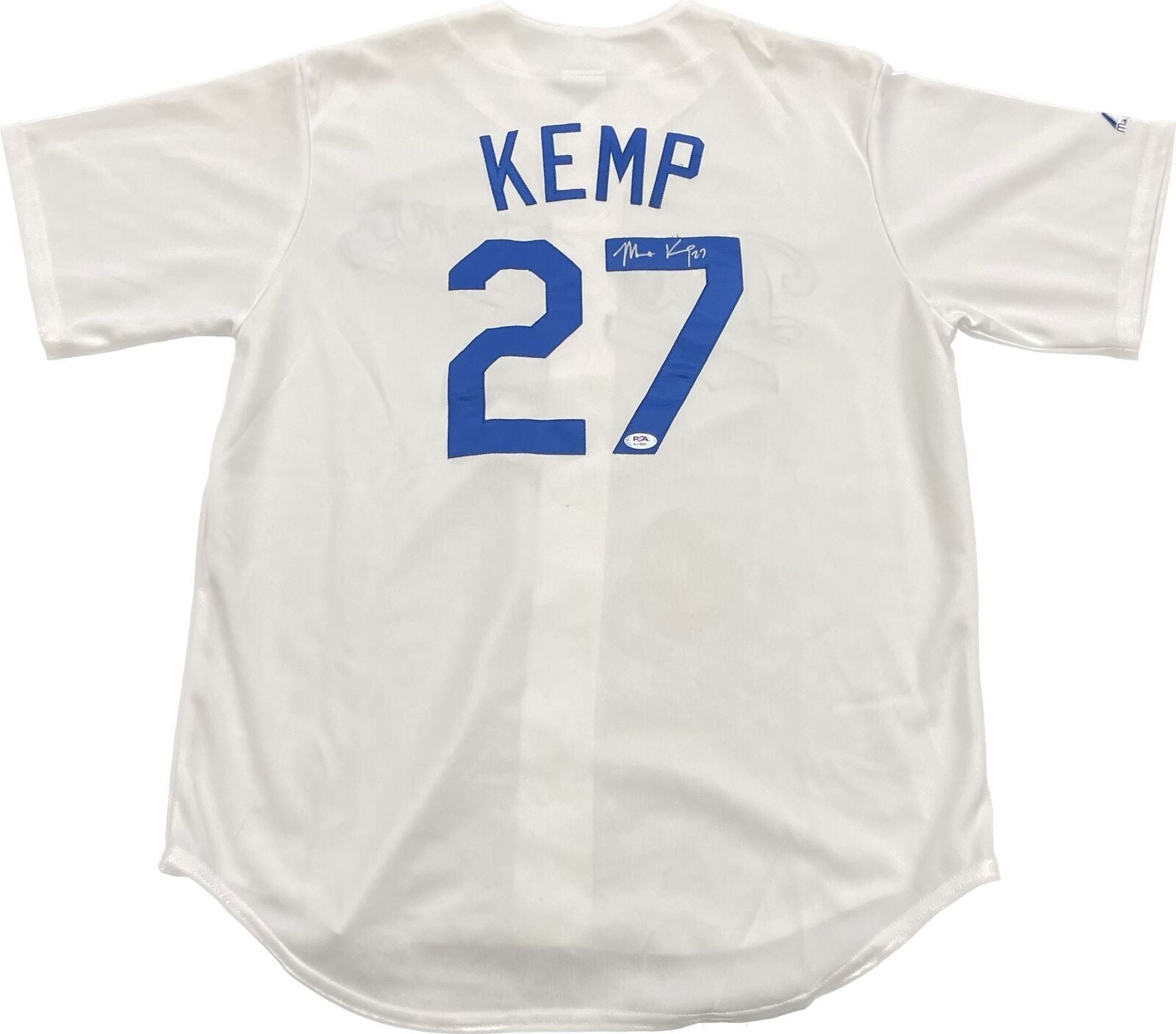 Matt Kemp Signed Jersey PSA/DNA Los Angeles Dodgers Autographed