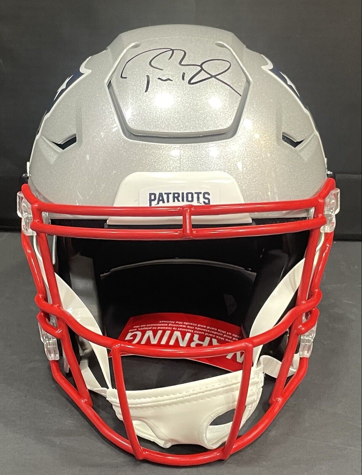 Tom Brady Autograph Helmet Authentic Flex Patriots