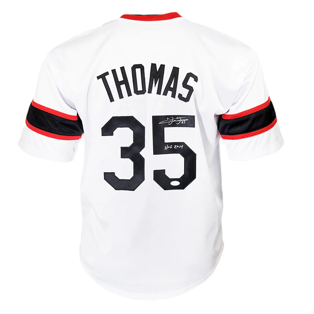 Frank Thomas Signed HOF 2014 Inscription Chicago White Baseball Jersey –  CollectibleXchange