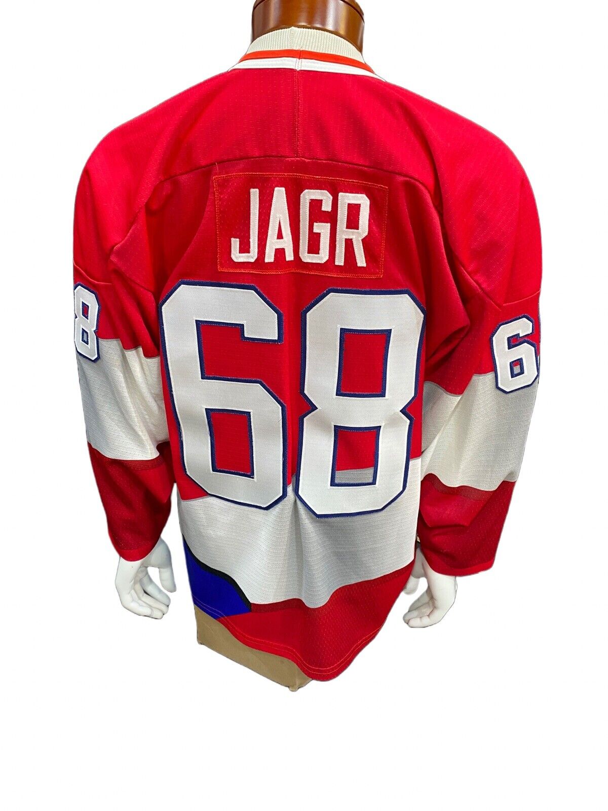 Vintage #8 Bauer Czech Republic 1997 Men Ice Hockey Jersey/Trikot - Size 56