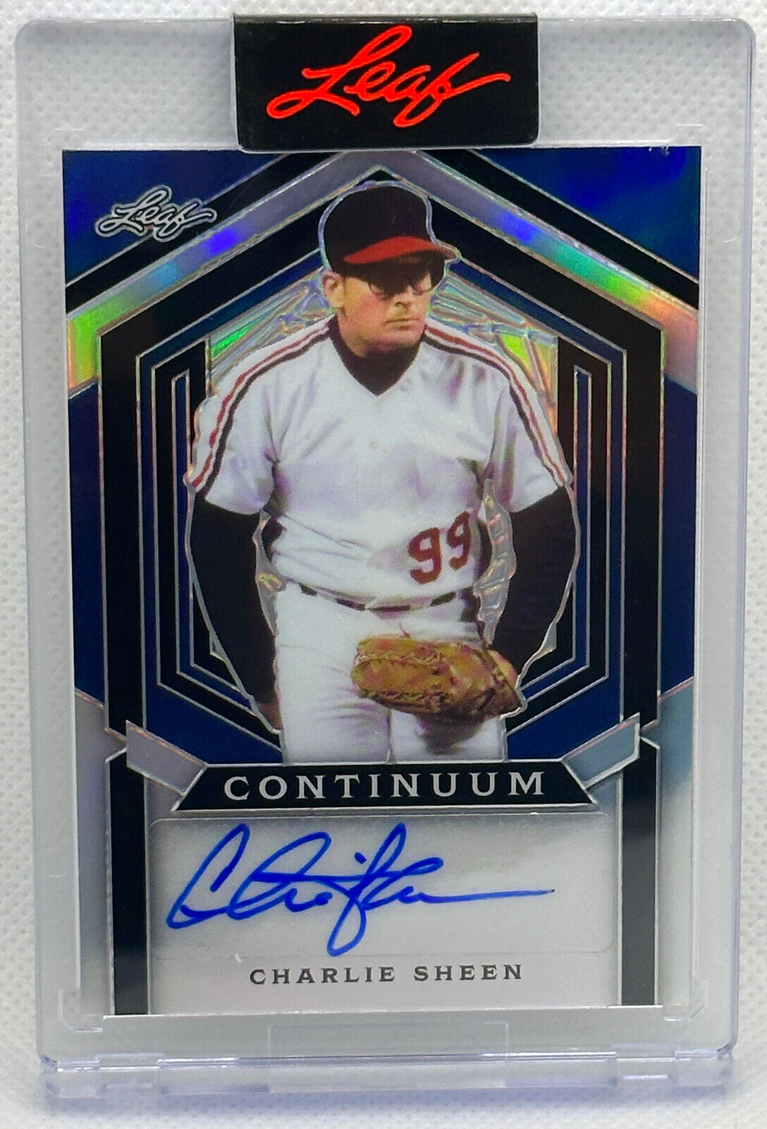 CHARLIE SHEEN SIGNED 2023 LEAF METAL CONTINUUM 85/278 AUTO BASEBALL CA –  CollectibleXchange