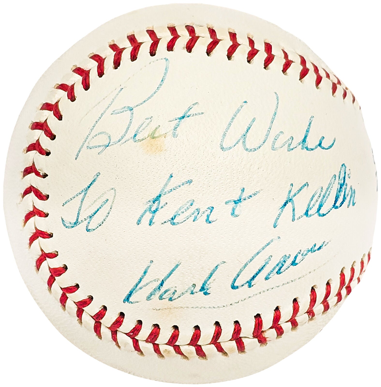 Hank Aaron Signed Autographed National League Baseball Beckett