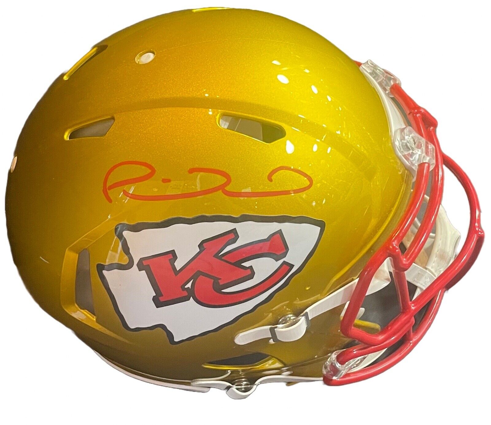 Patrick Mahomes Kansas City Chiefs Autographed Riddell Flash Speed Authentic Helmet