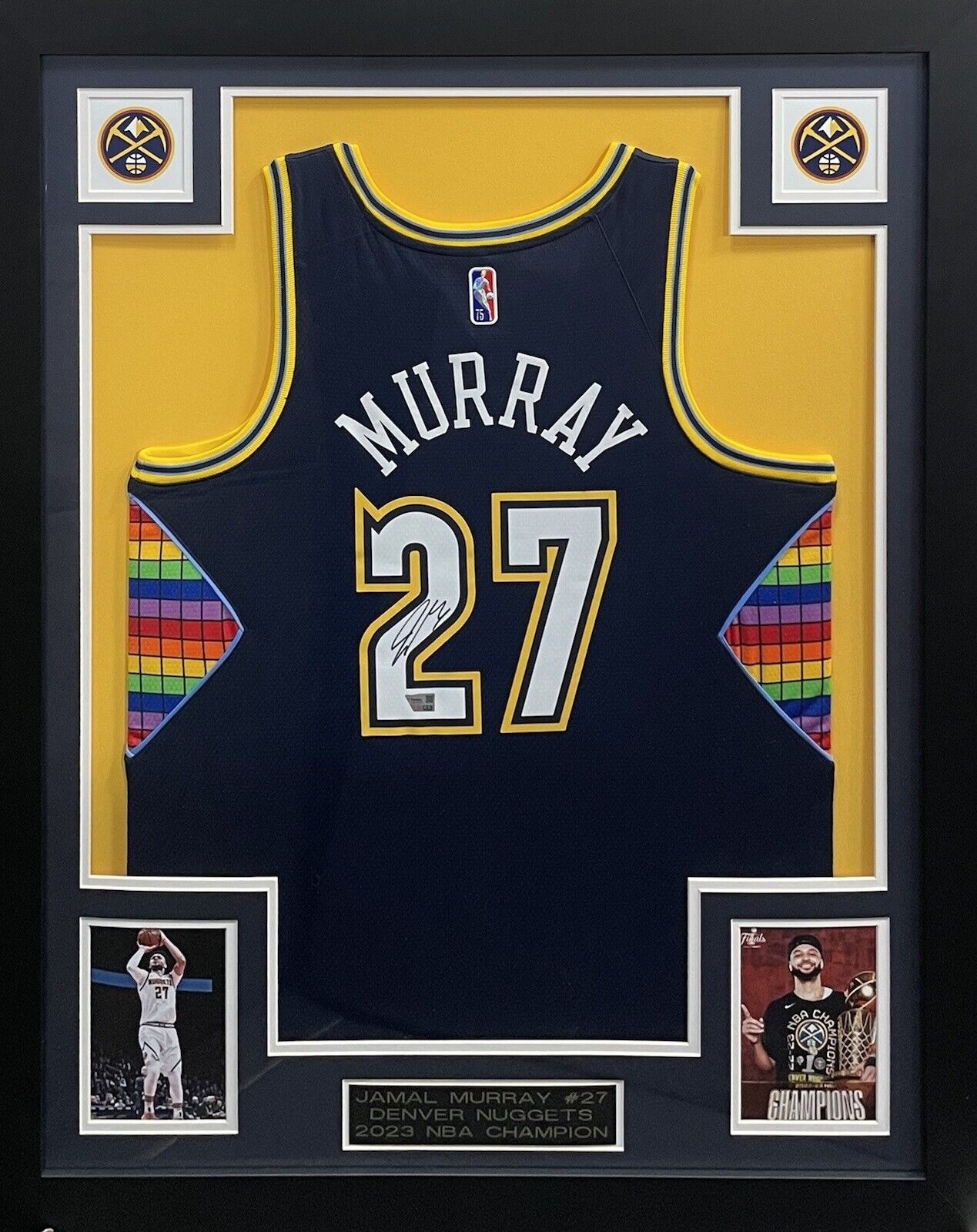 Jamal Murray Denver Nuggets 2023 NBA Finals Champions Autographed