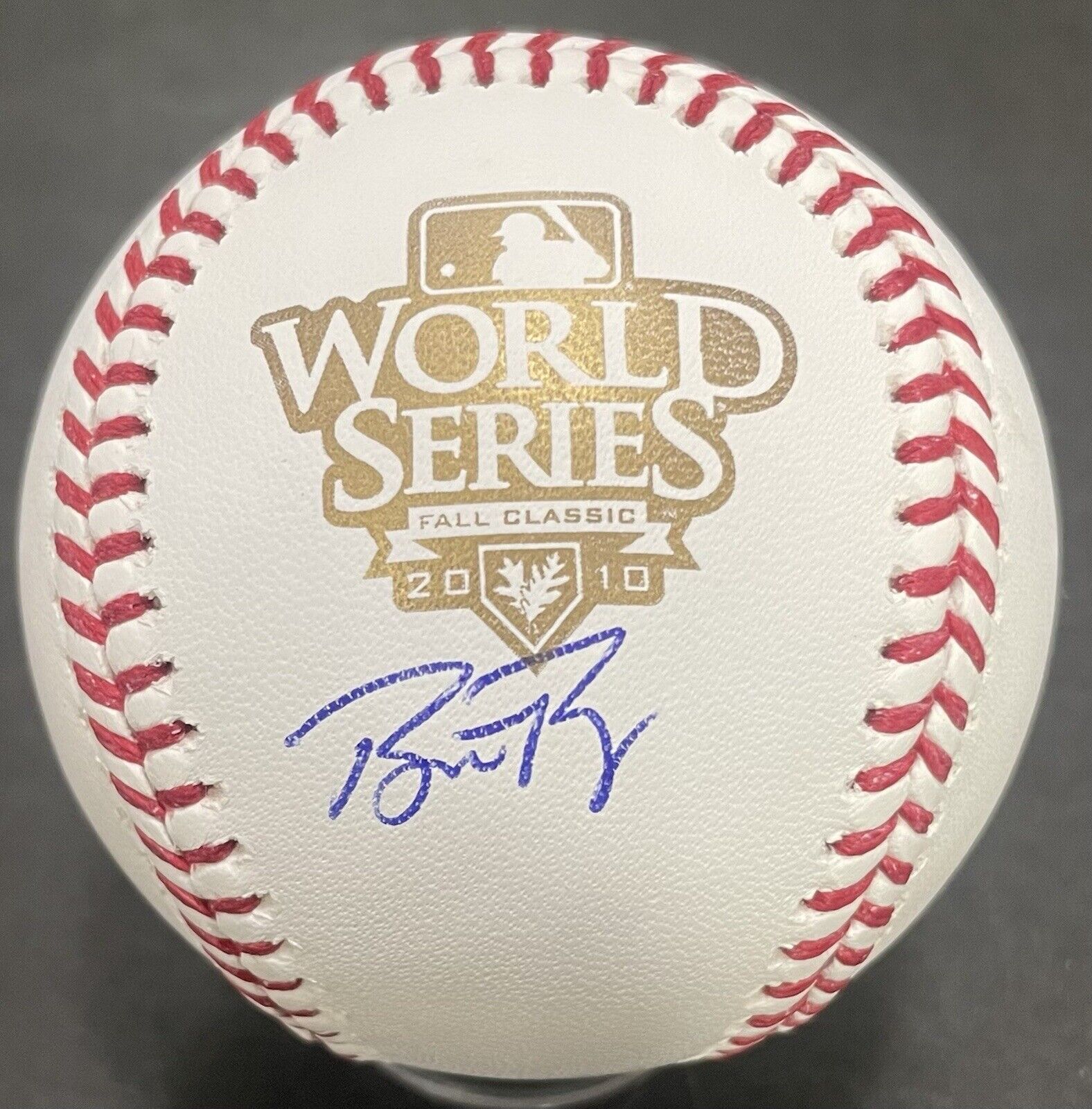 Buster Posey Signed Official 2010 World Series Baseball Giants Autograph  MLB COA
