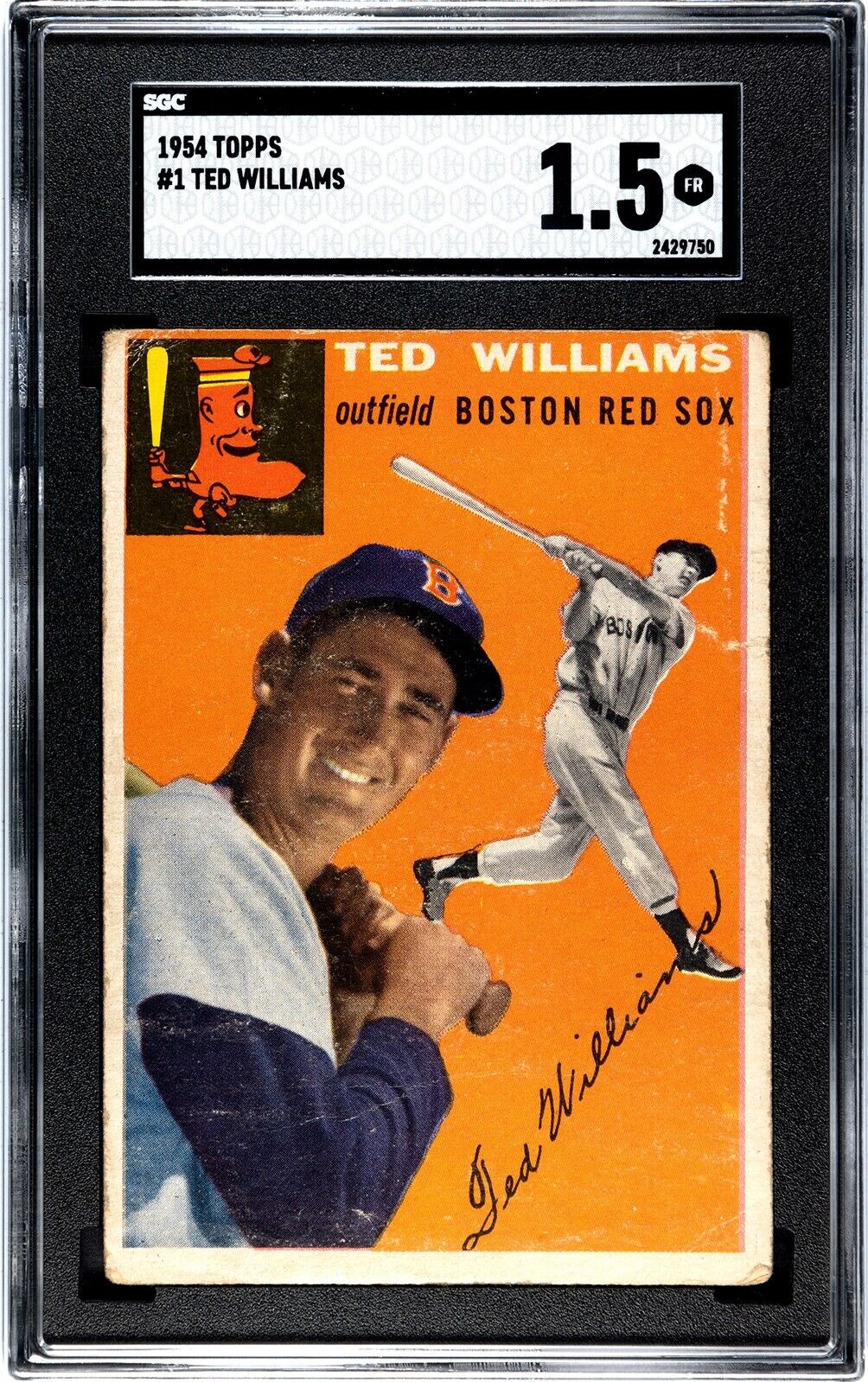 Boston Red Sox Vintage 90s Ted Williams Baseball