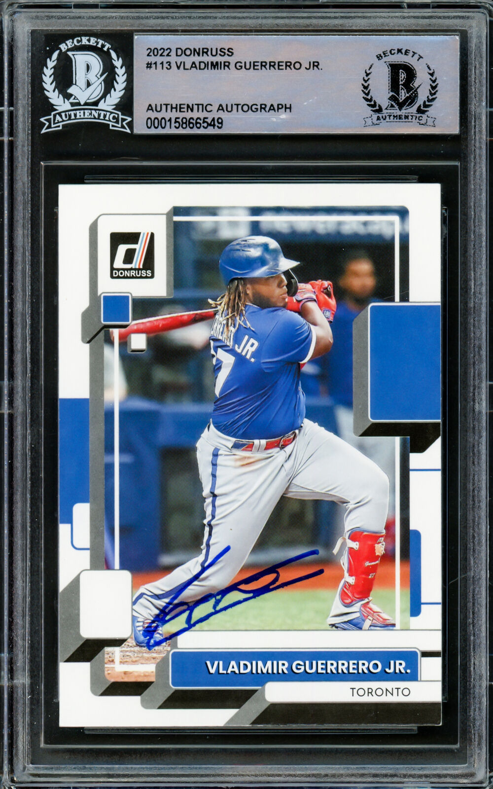 Framed Vladimir Guerrero Jr.. Toronto Blue Jays Autographed White