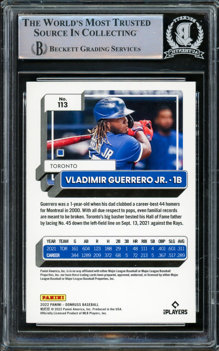 Framed Vladimir Guerrero Jr.. Toronto Blue Jays Autographed White