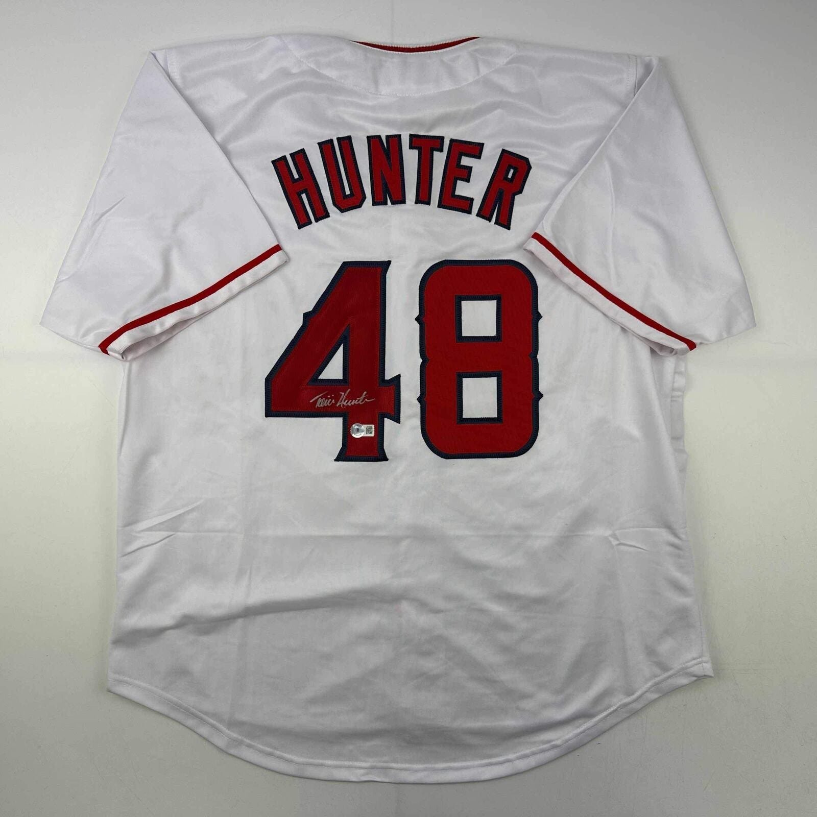 Torii Hunter Signed Authentic LA Anaheim Angels Game Model Jersey JSA —  Showpieces Sports