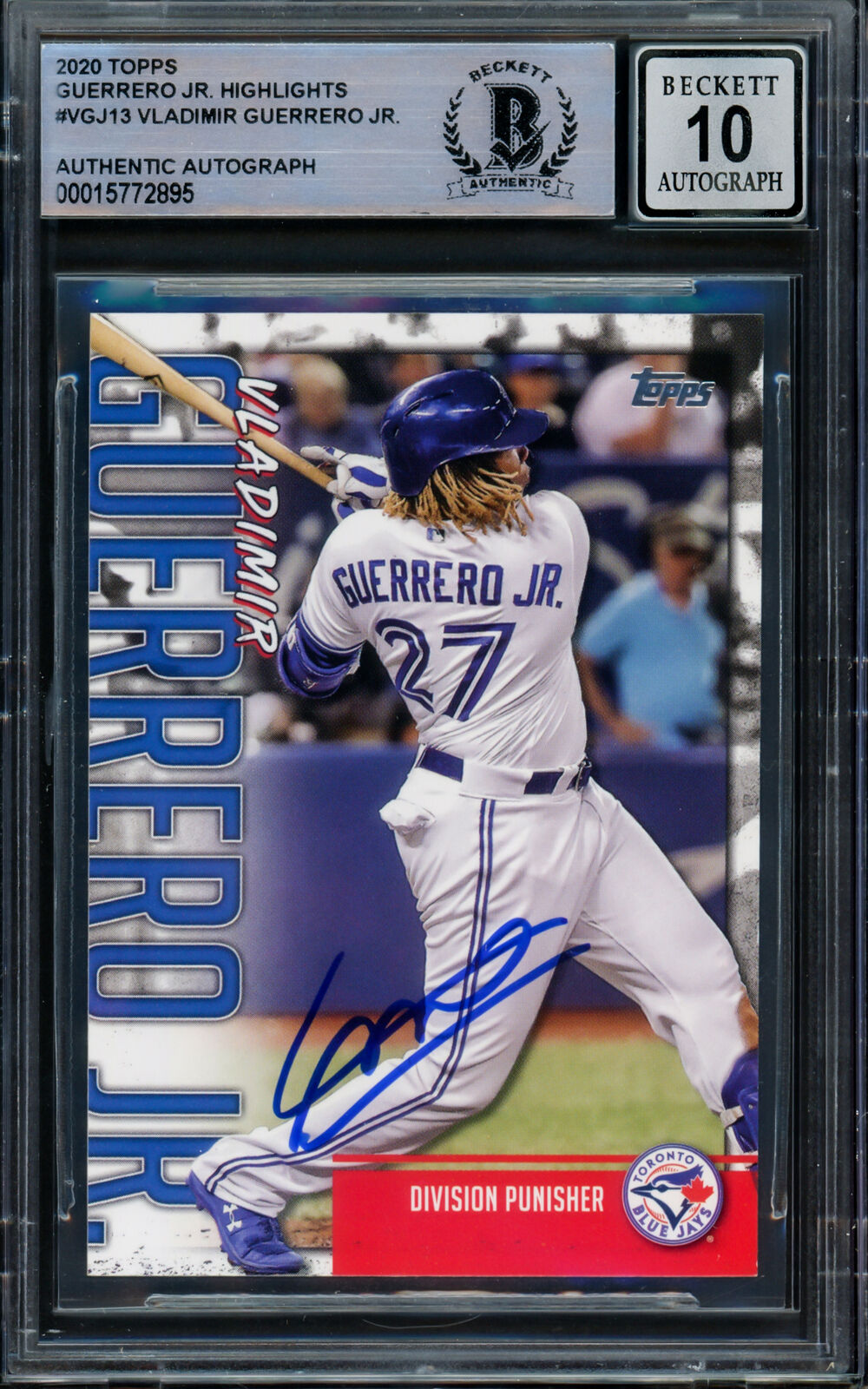 2020 Topps Vladimir Guerrero Jr Player Highlights