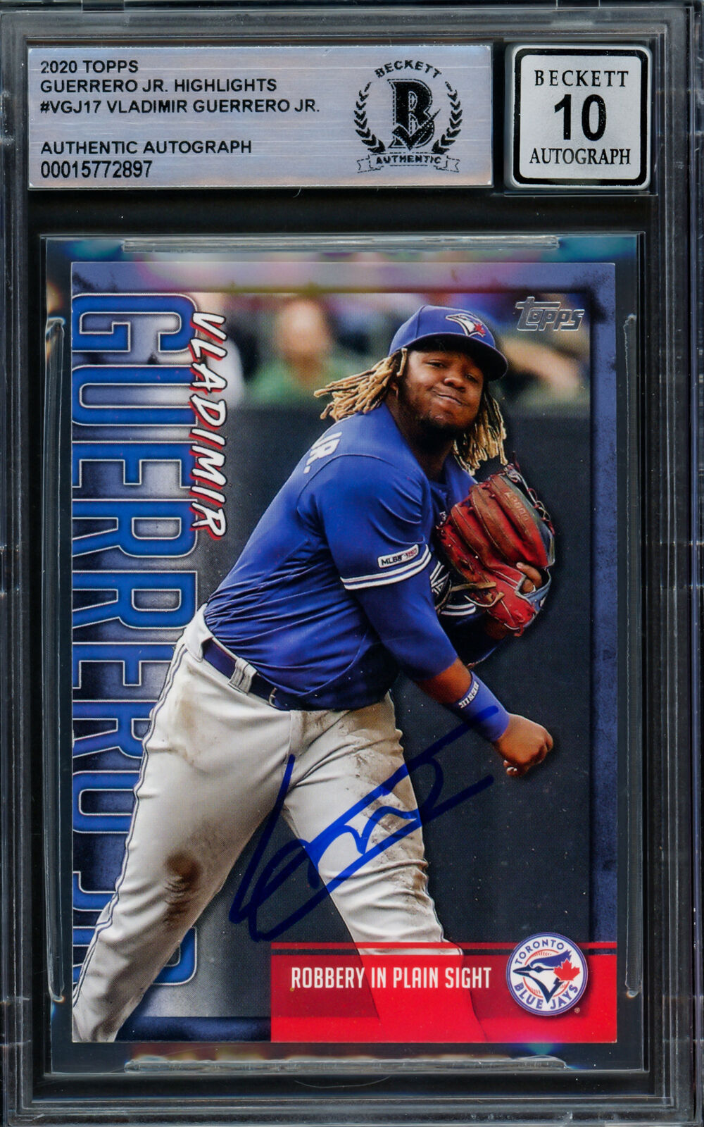 2020 Topps Vladimir Guerrero Jr Player Highlights