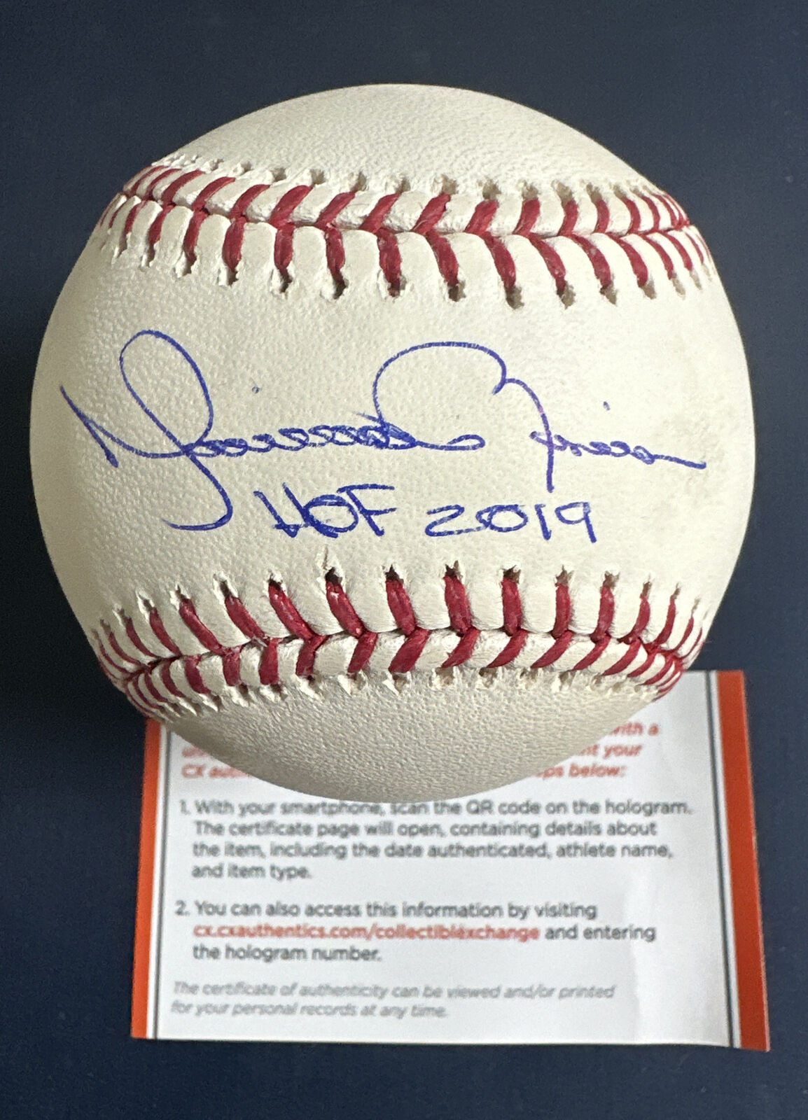 Mariano Rivera Autographed autographed Baseball (Steiner)