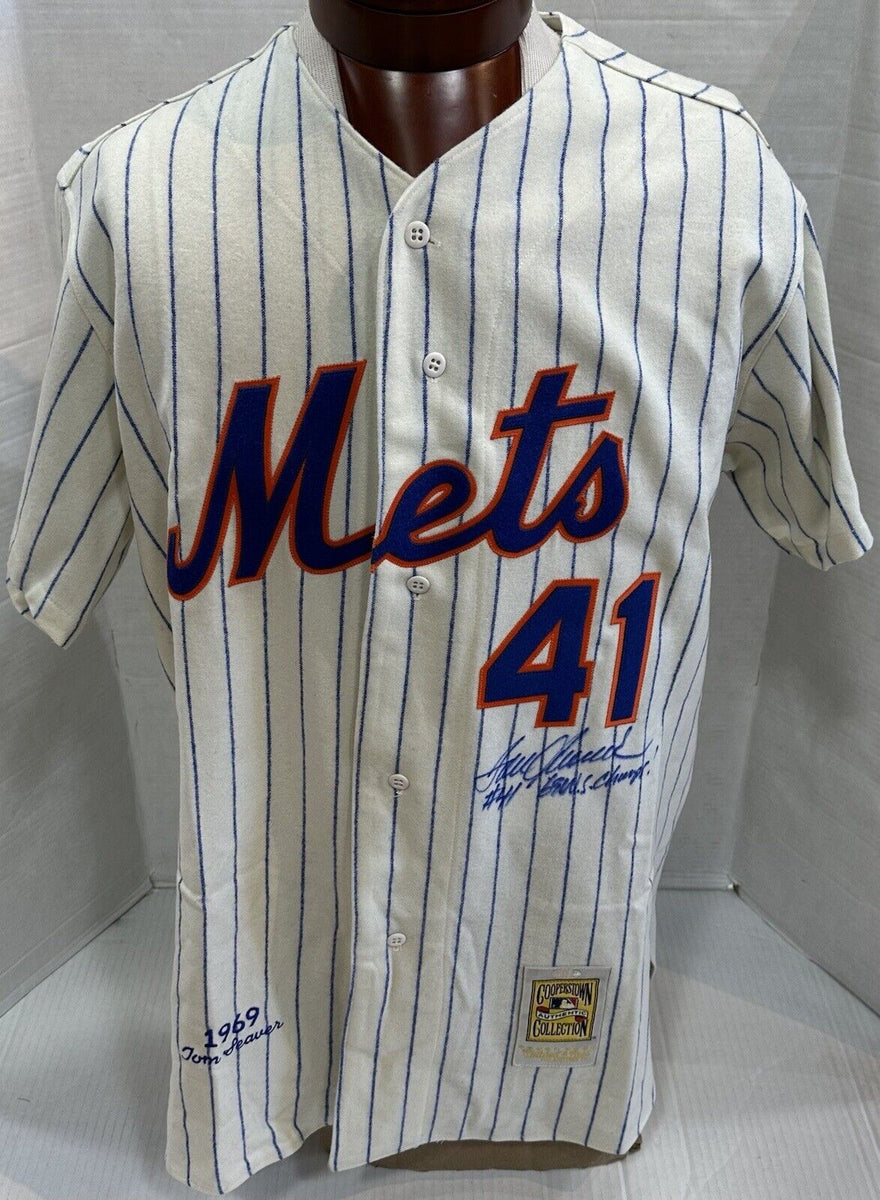 Tom Seaver Signed Mitchell & Ness Authentic Mets Jersey 1969 WS Auto S –  CollectibleXchange