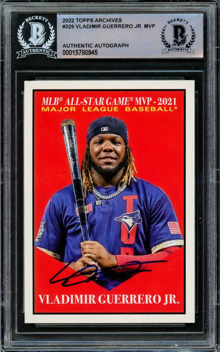 Framed Vladimir Guerrero Jr.. Toronto Blue Jays Autographed White