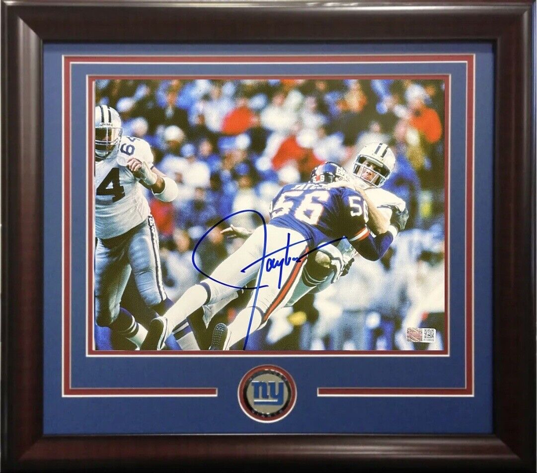 lawrence taylor signed jersey framed