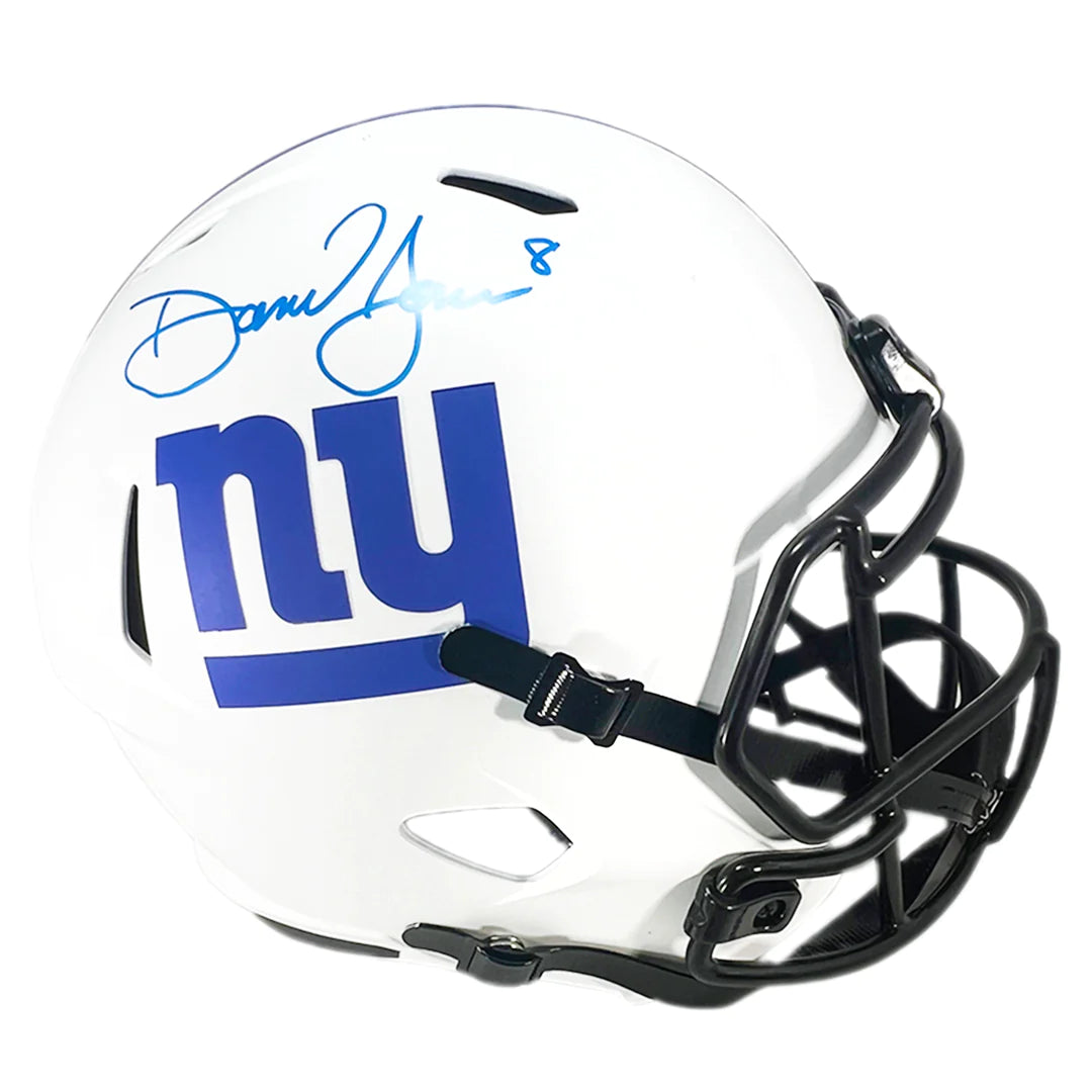 Daniel Jones Signed New York Giants Speed Full-Size Replica