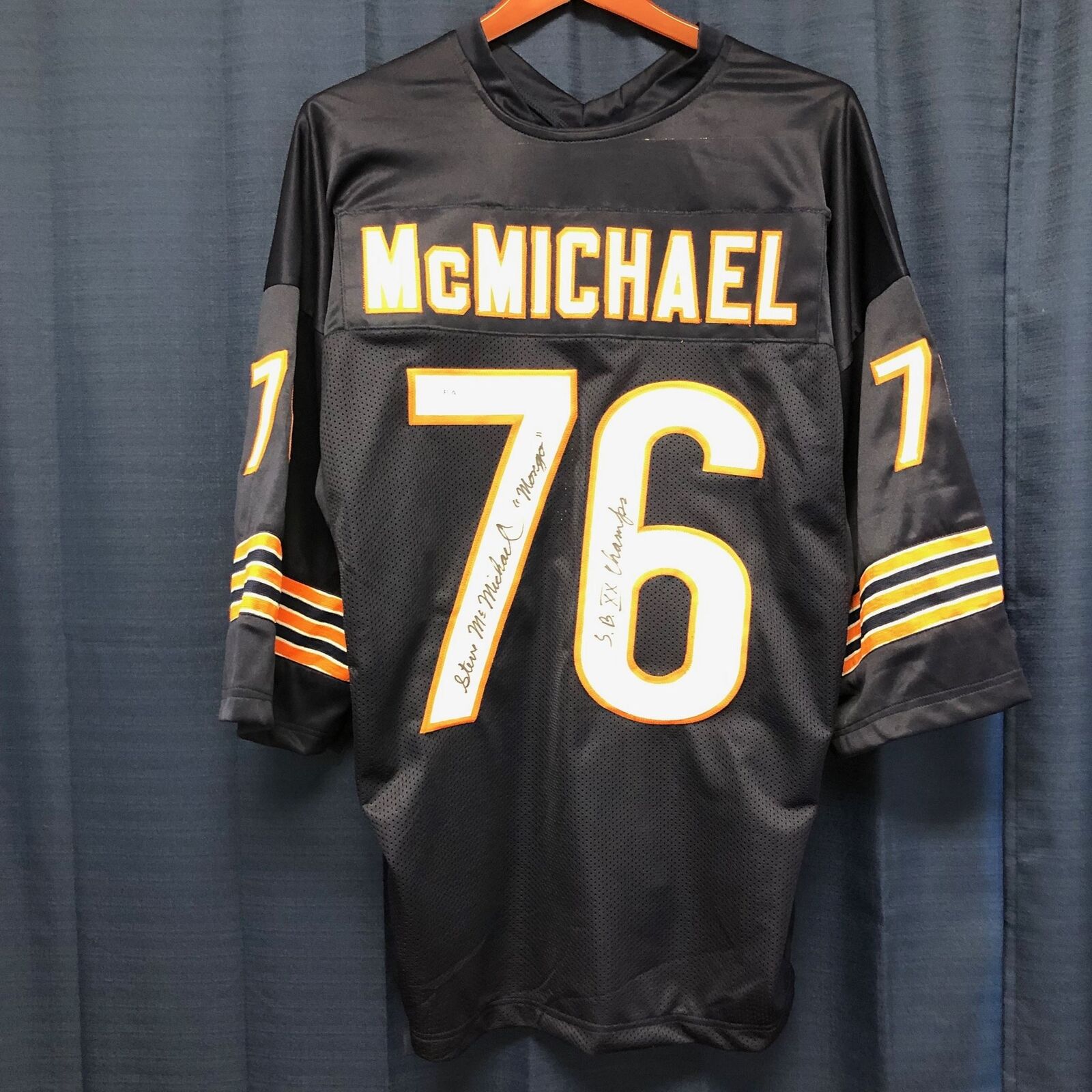 STEVE McMICHAEL Signed Jersey PSA/DNA Chicago Bears Autographed MONGO –  CollectibleXchange