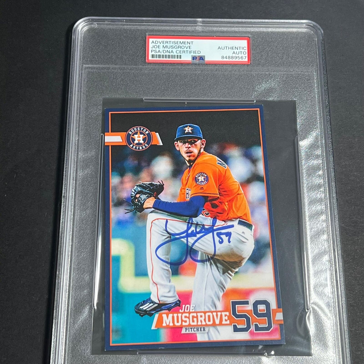 Joe Musgrove signed Promo Card PSA/DNA Encapsulated Houston Astros aut –  Golden State Memorabilia