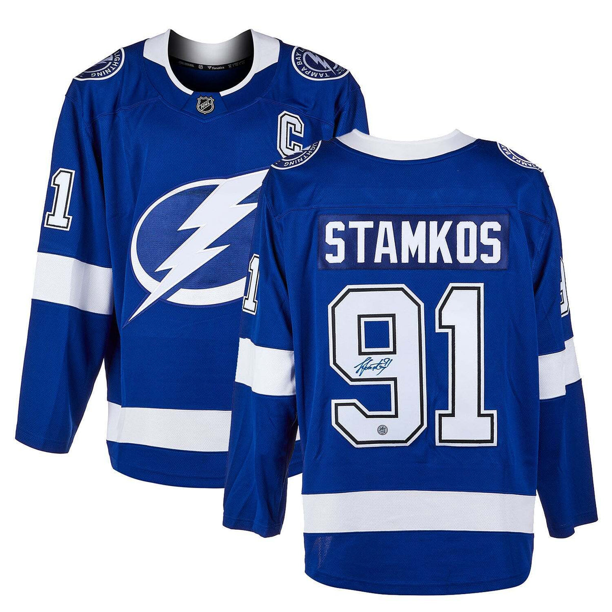 Steven Stamkos Autographed Tampa Bay Lightning Black Fanatics