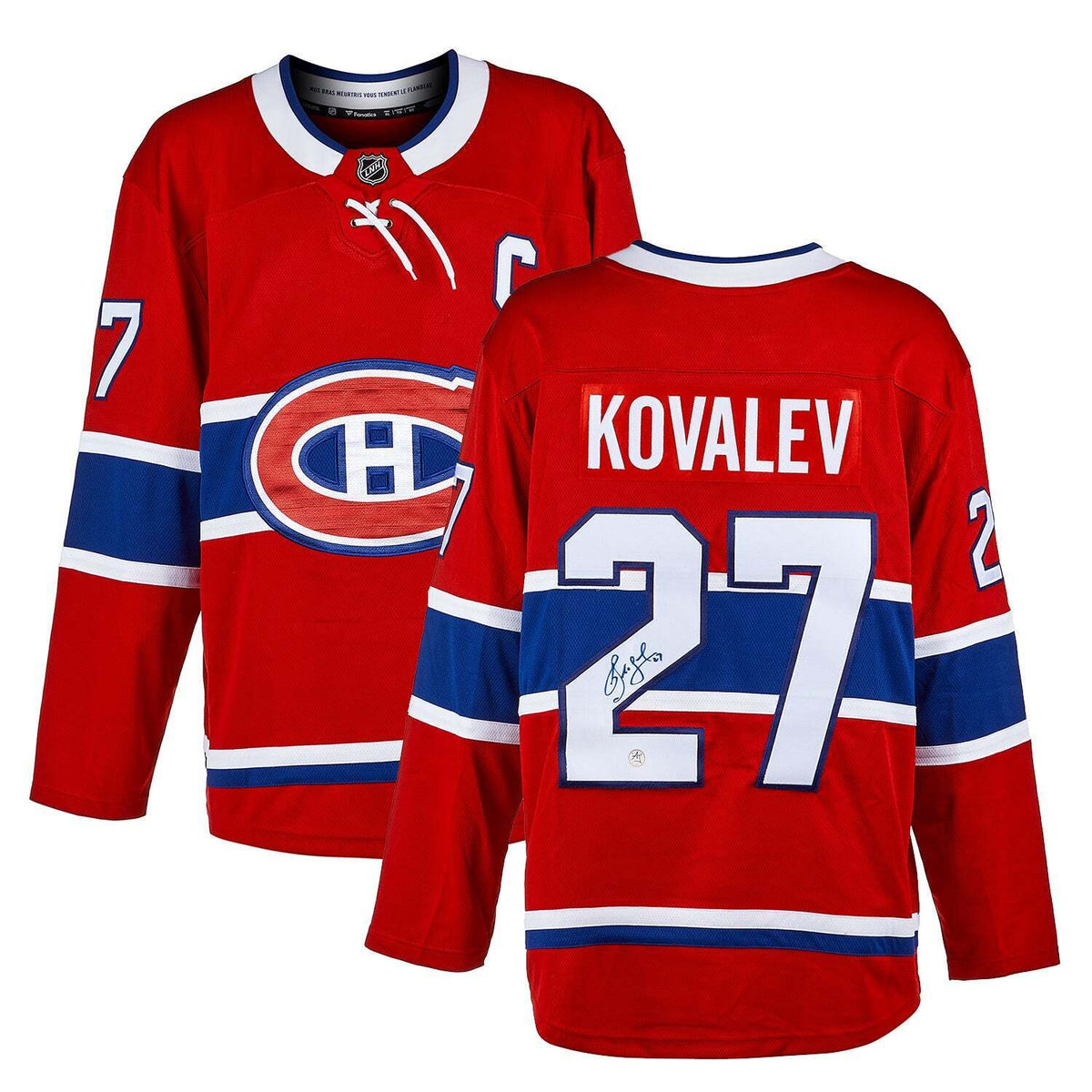 Alexei Kovalev Autographed Montreal Canadiens Fanatics Jersey