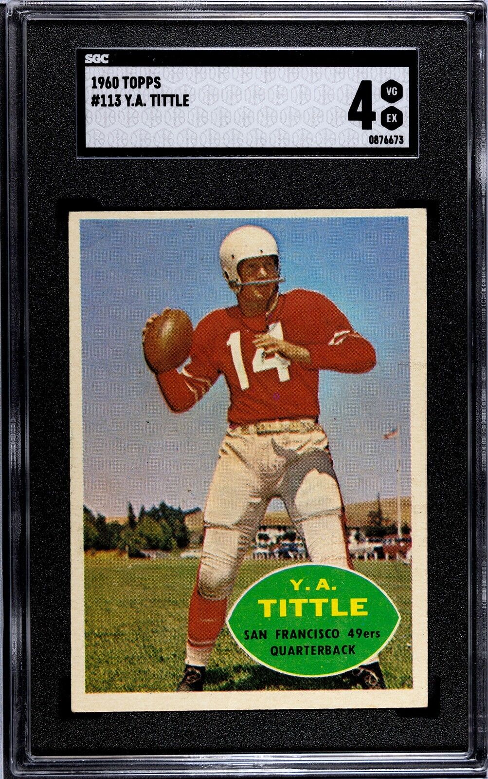 : 1960 Topps # 113 Y.A. Tittle San Francisco 49ers