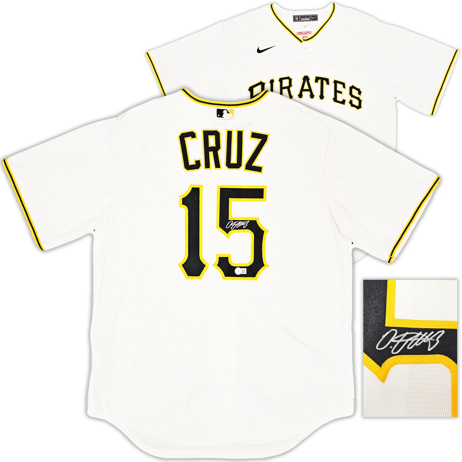 Oneil Cruz Framed Signed Pittsburgh Pirates Jersey Beckett Autographed