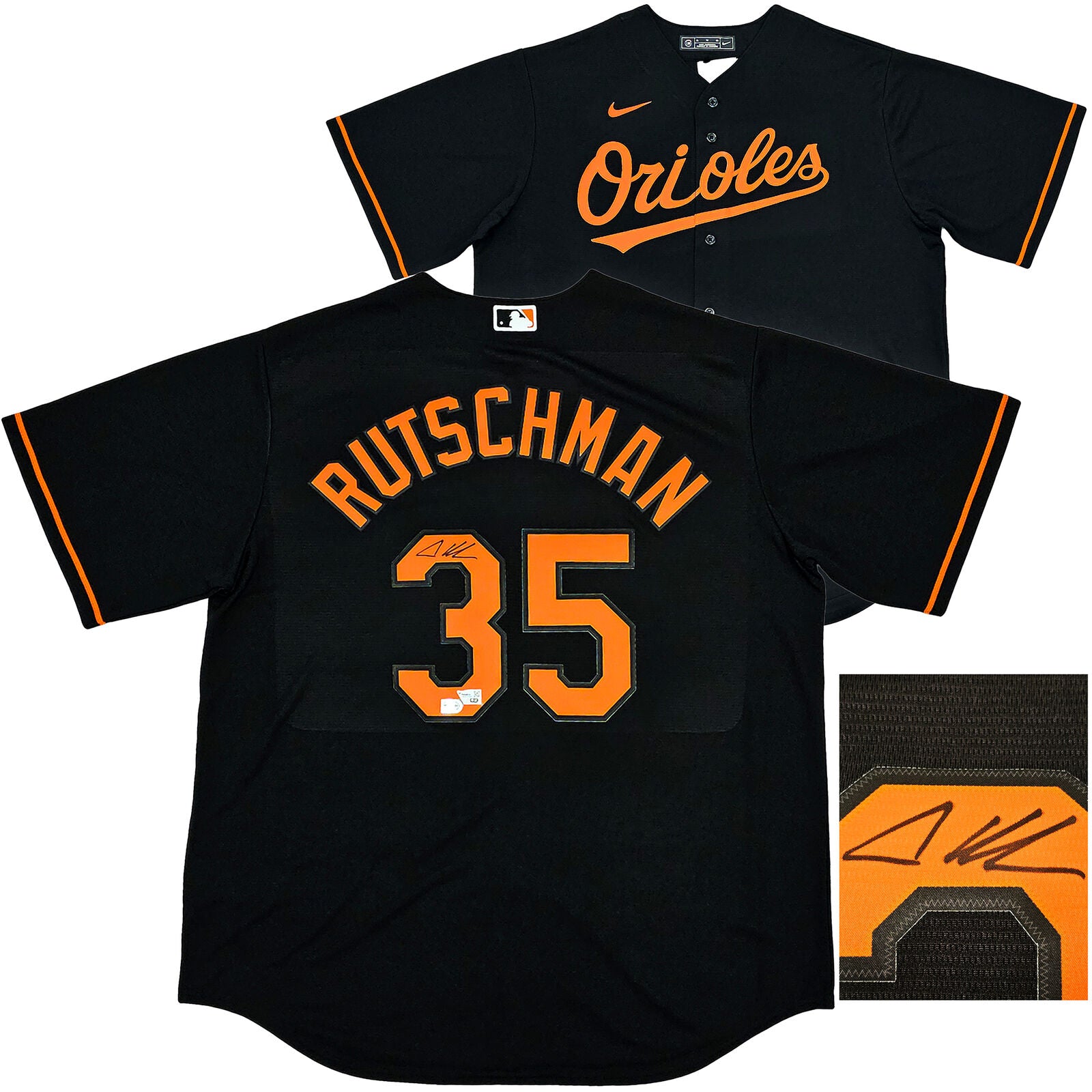 Framed Adley Rutschman Baltimore Orioles Autographed Gray Nike Authentic  Jersey