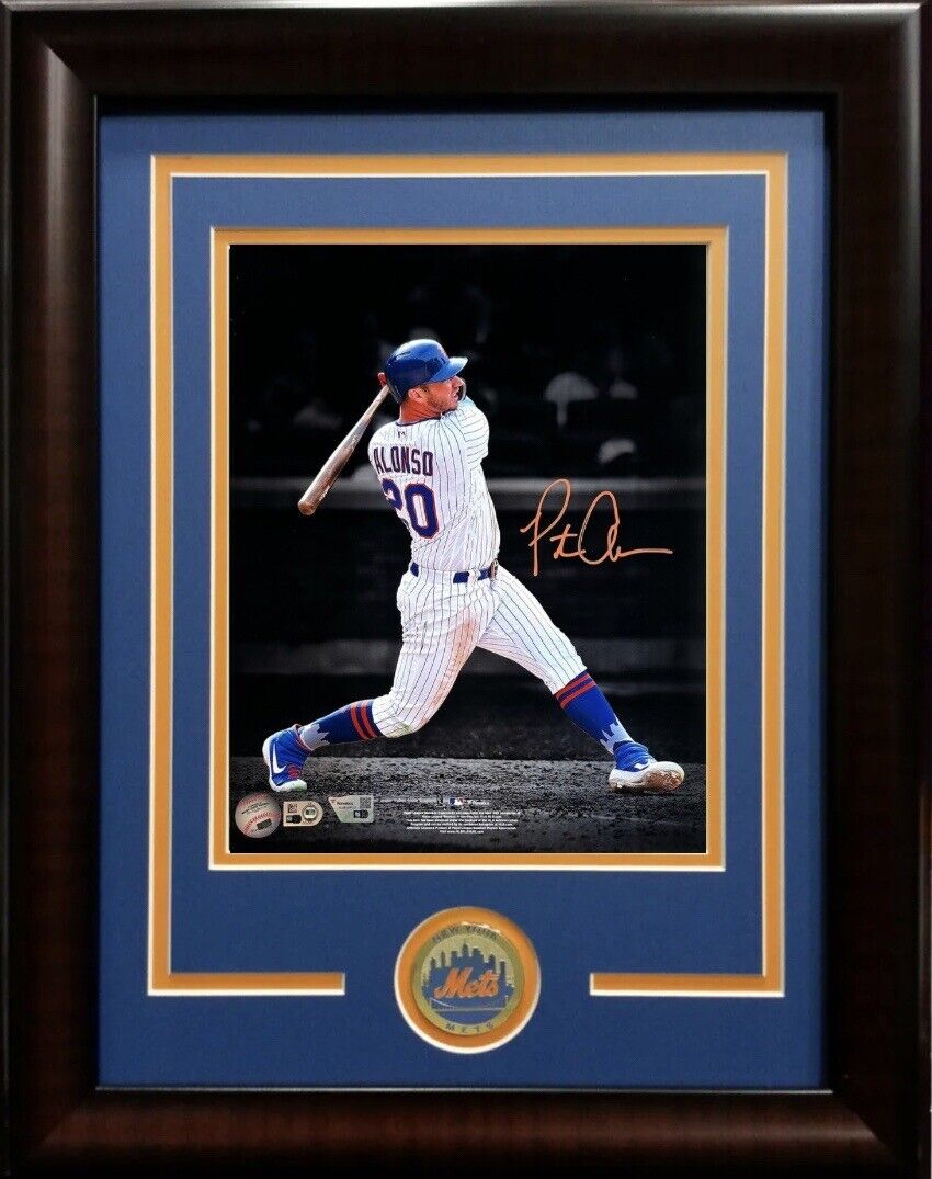 Pete Alonso New York Mets Fanatics Authentic Framed Autographed