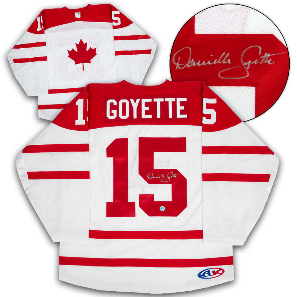 Danielle Goyette Team Canada Signed Hockey Jersey Image 1