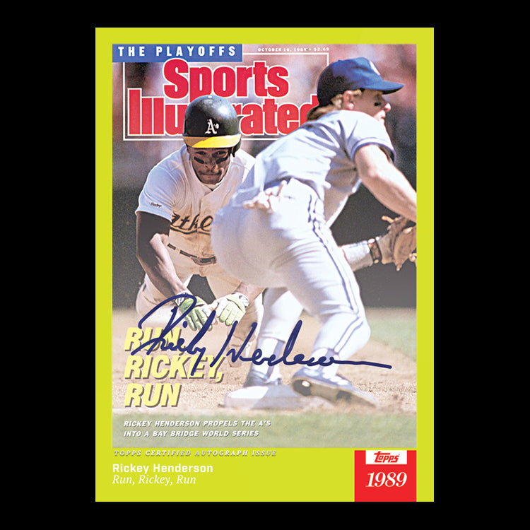 Oakland Athletics Rickey Henderson Sports Illustrated Cover by Sports  Illustrated