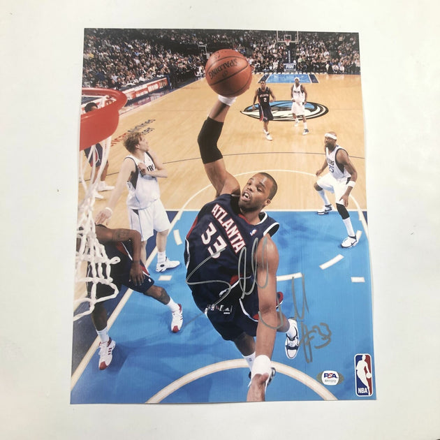 Dikembe Mutombo signed 11x14 photo PSA/DNA Atlanta Hawks