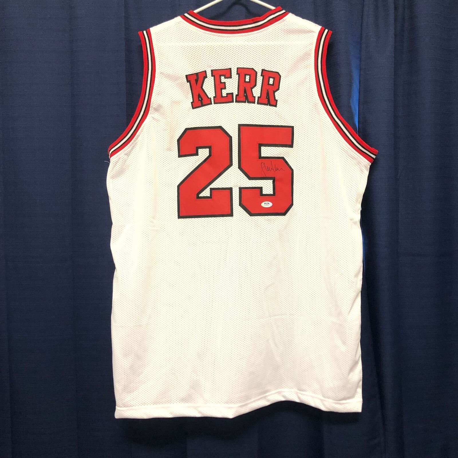 Buy Steve Kerr Signed Jersey Psa/dna Chicago Bulls Michael Jordan