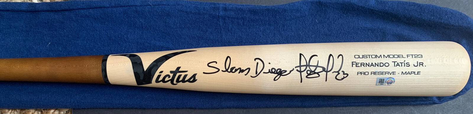Fernando Tatis Jr Autographed San Diego Brown Custom Baseball