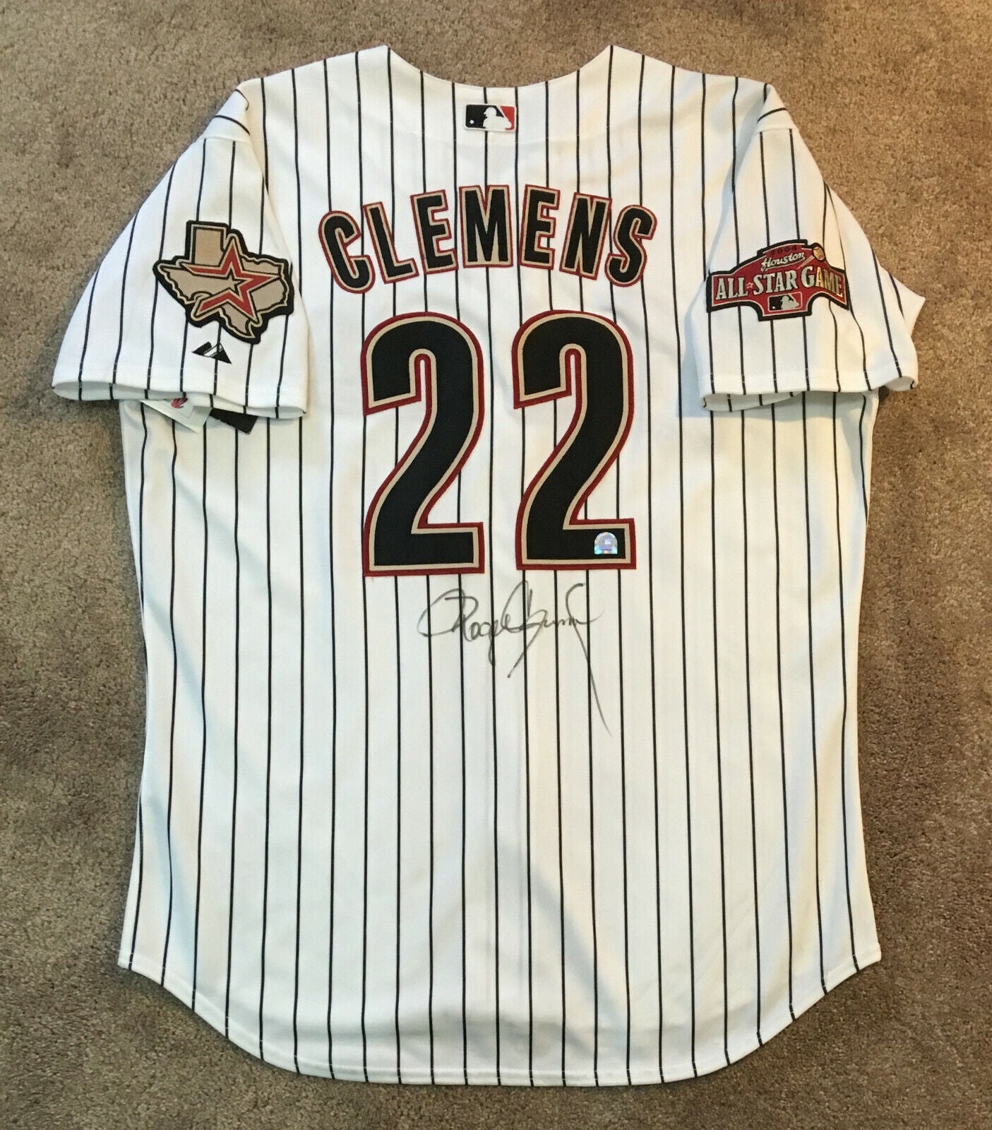 Roger Clemens signed Authentic 2004 Astros All Star Jersey