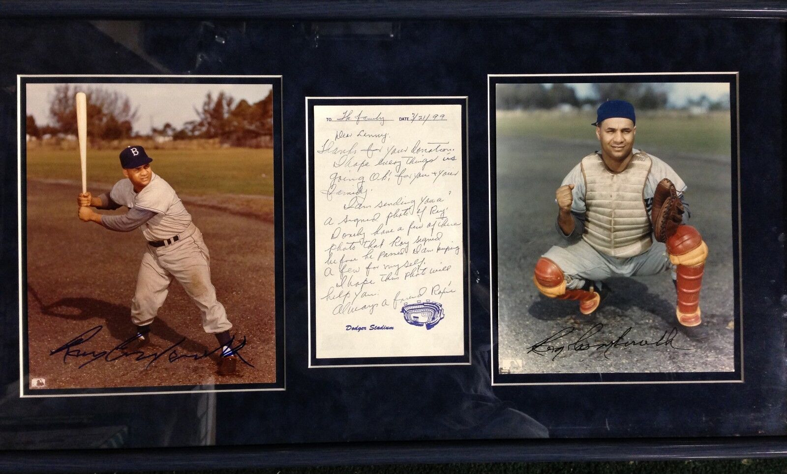 Sold at Auction: Roy Campanella autographed Brooklyn Dodgers jersey