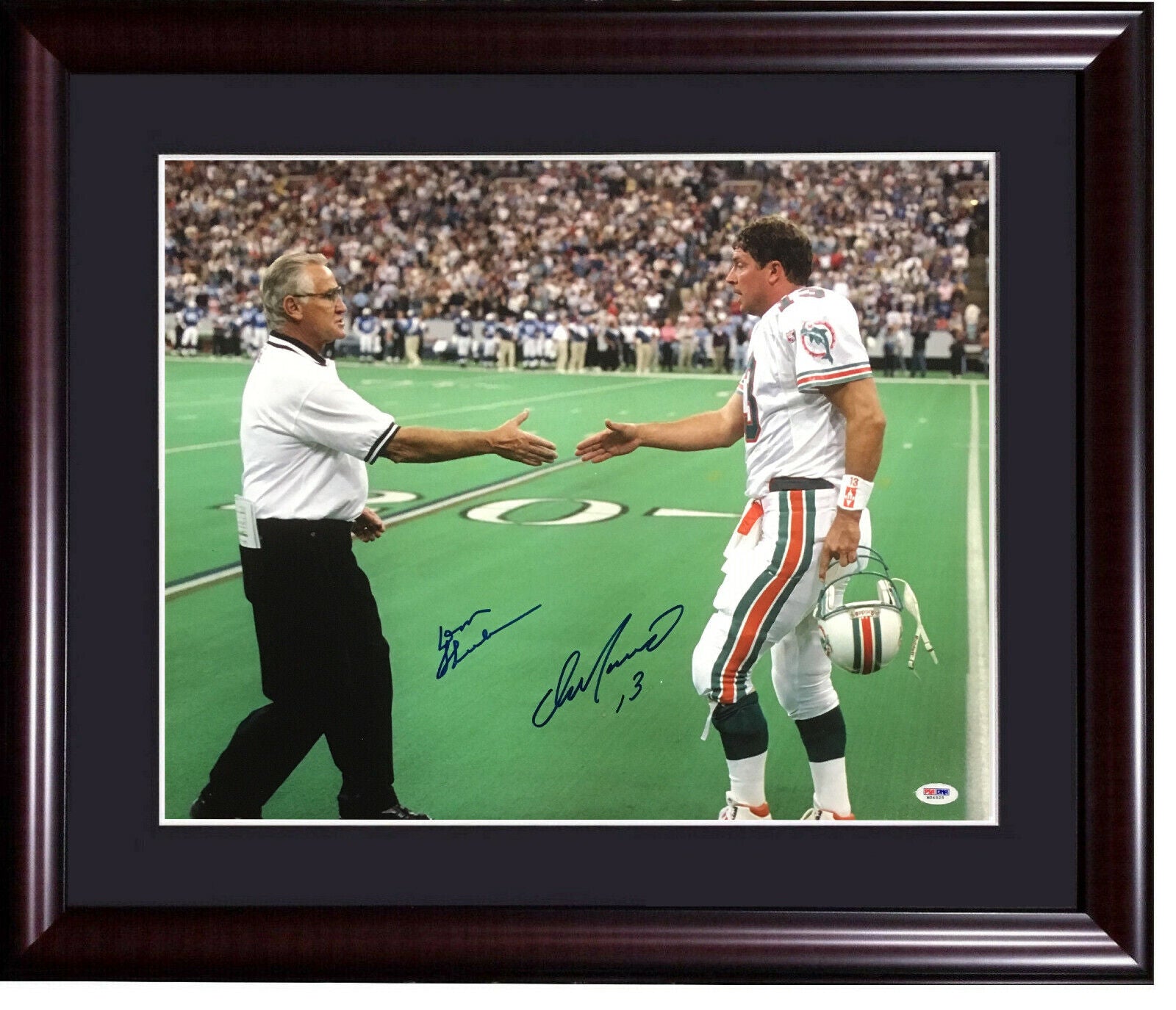 Dan Marino & Don Shula Signed Dolphins Hall Of Fame 11x14 Photo