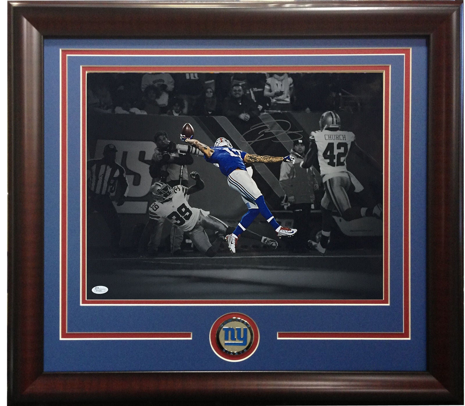 Odell Beckham, Jr Autographed Framed 16×20 Photo Display - MFC